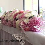 dekoracje sal weselnych hortensje